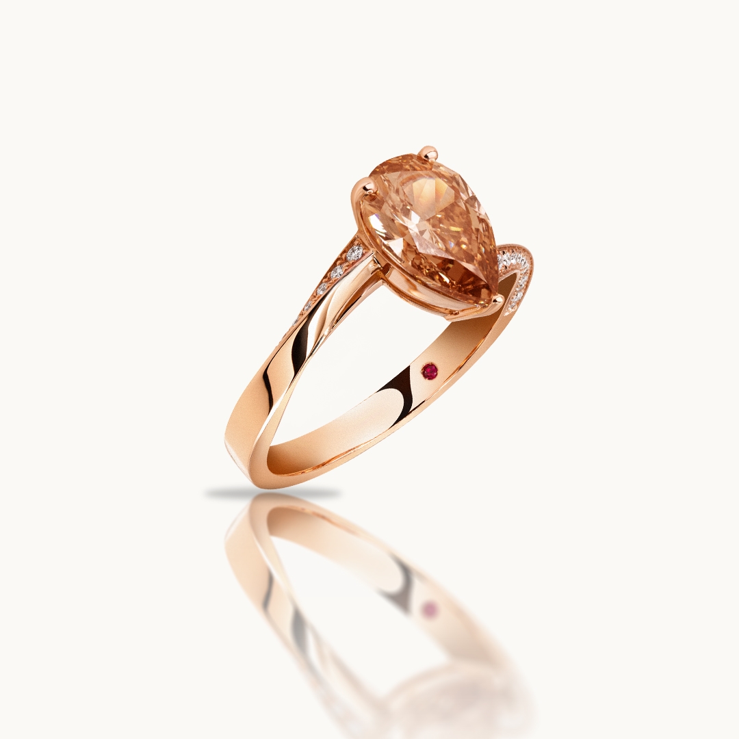 Pear Diamond Engagement Ring