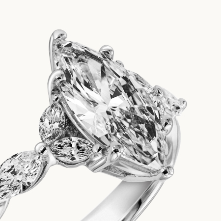 Marquise Diamond Engagement Ring