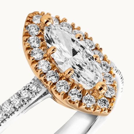 Marquise Diamond Engagement Ring