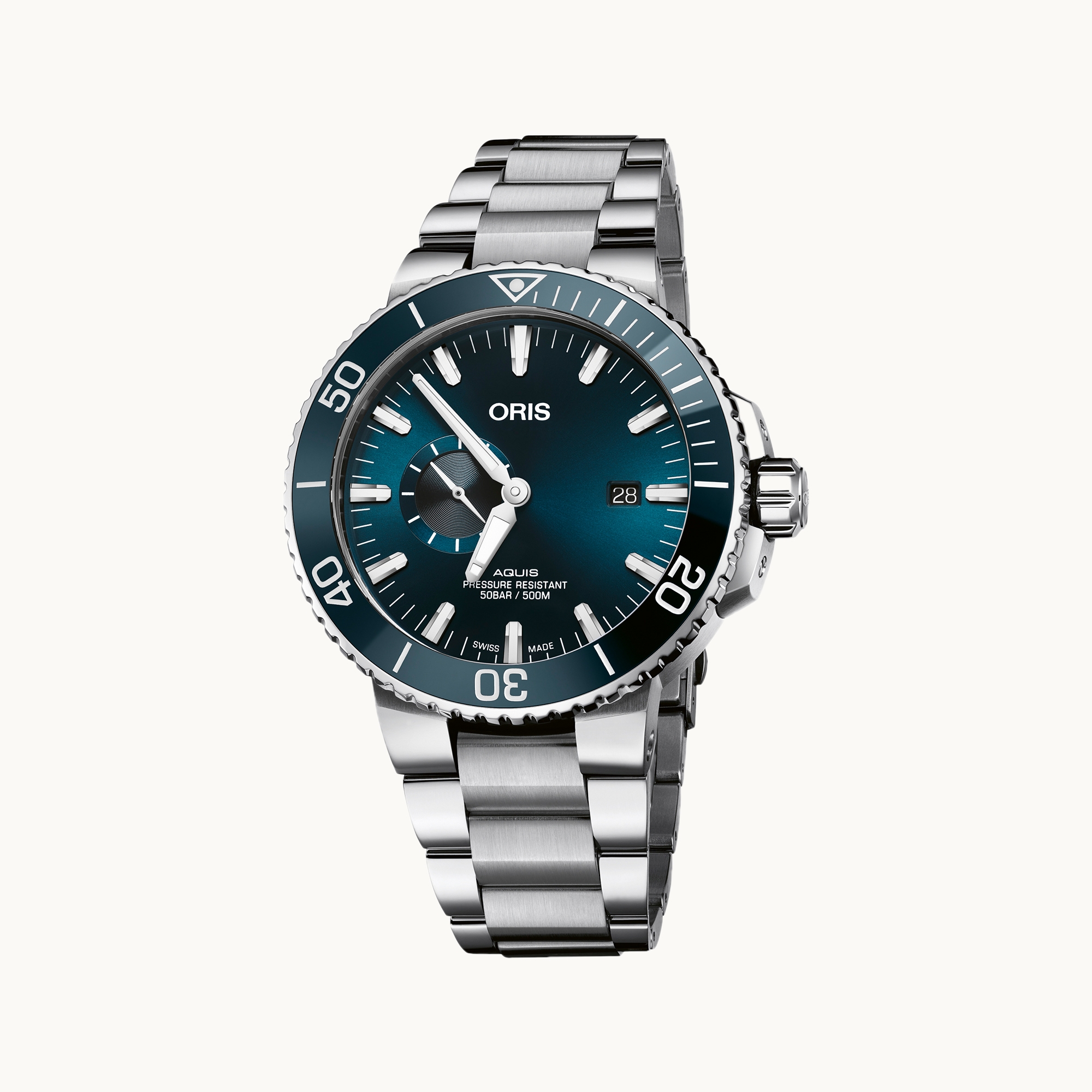 Men's Watch Oris Aquis Small Second Date