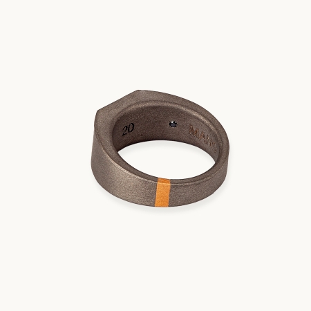 Men's Ring Mano J Minimal Quadrata