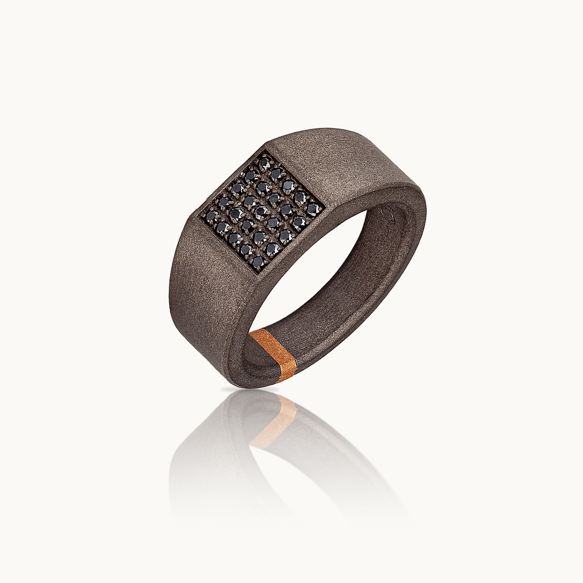 Men's Ring Mano J Minimal Quadrata