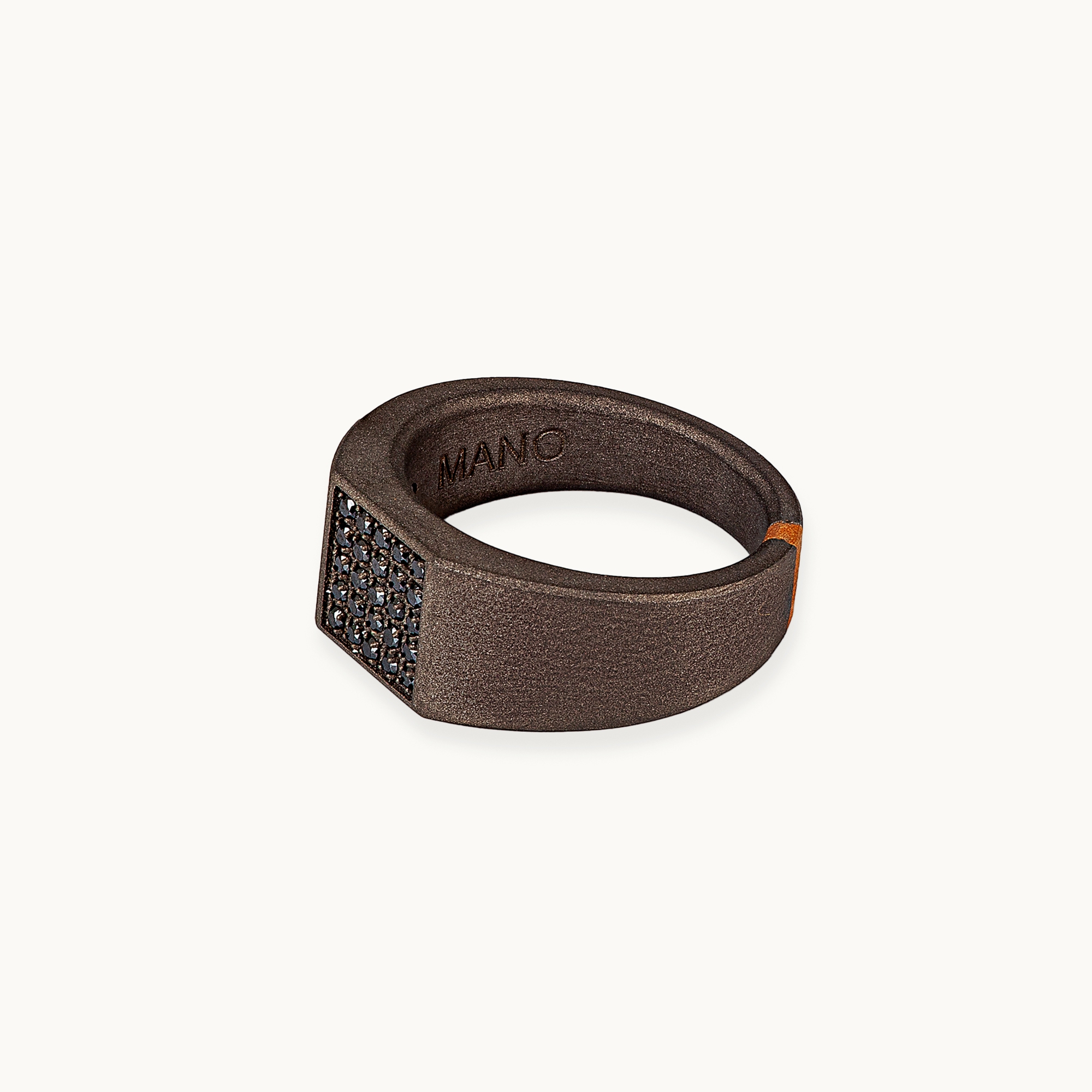 Men's Ring Mano J Minimal Quadrata