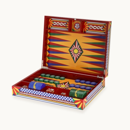 Dolce&Gabbana Carretto Siciliano Backgammon Set