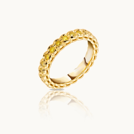 Yellow Diamond Eternity Ring