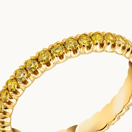 Yellow Diamond Eternity Ring
