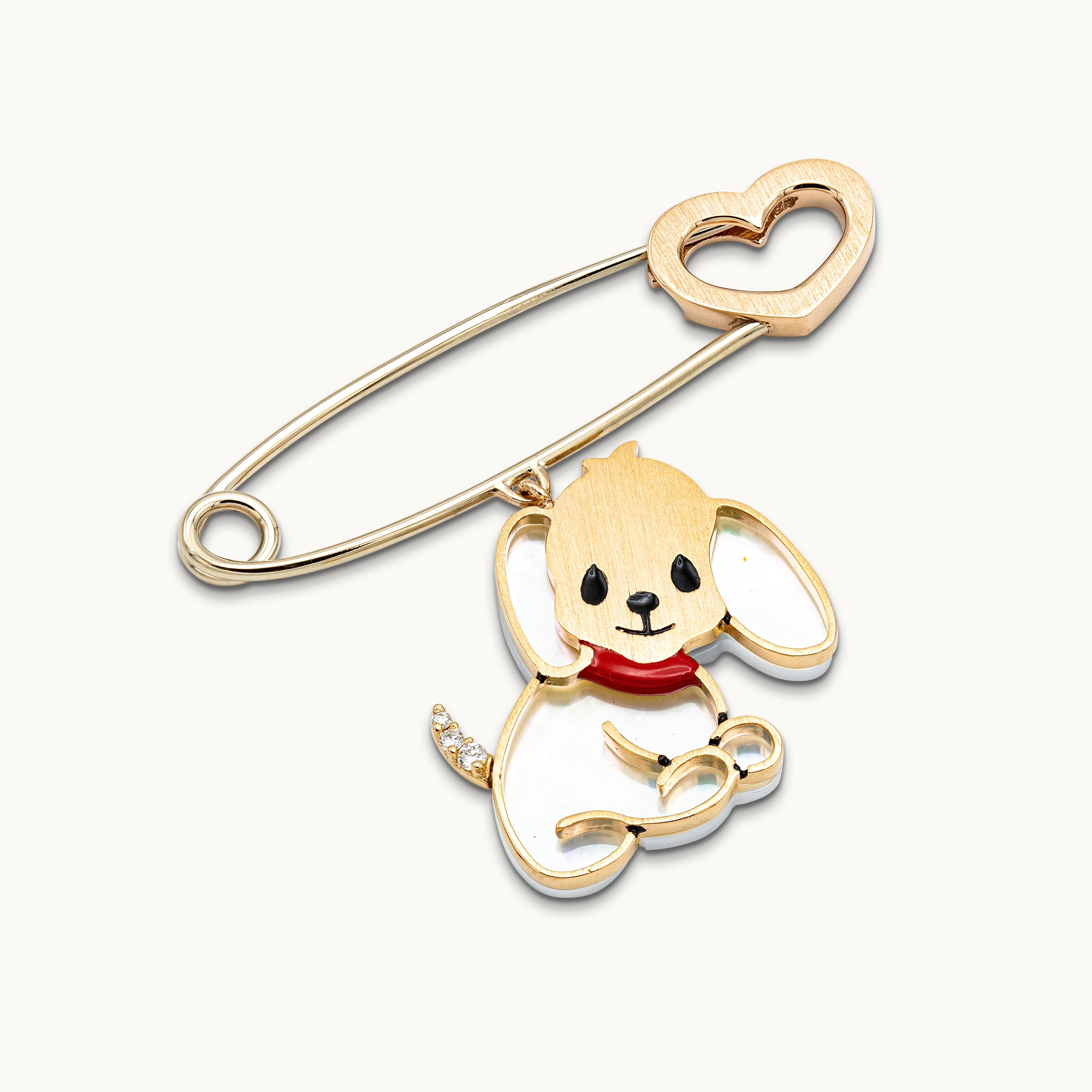 Puppy Brooch