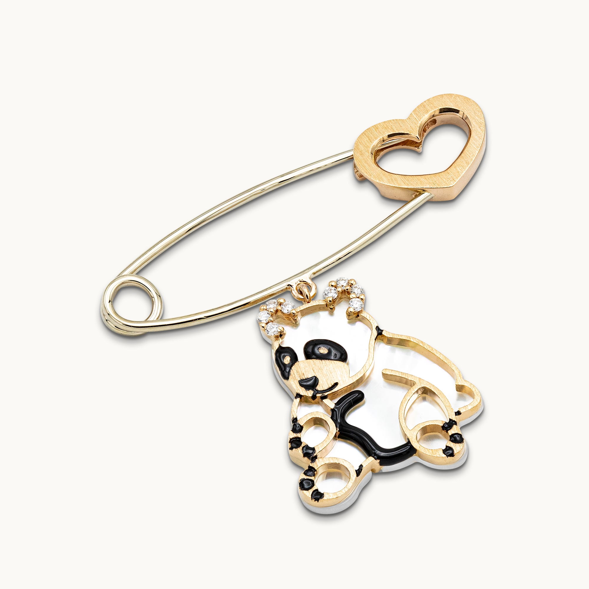 Panda Brooch