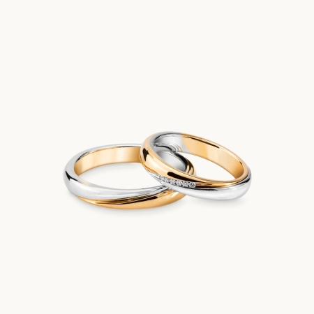 Pollelo Wedding Band Set