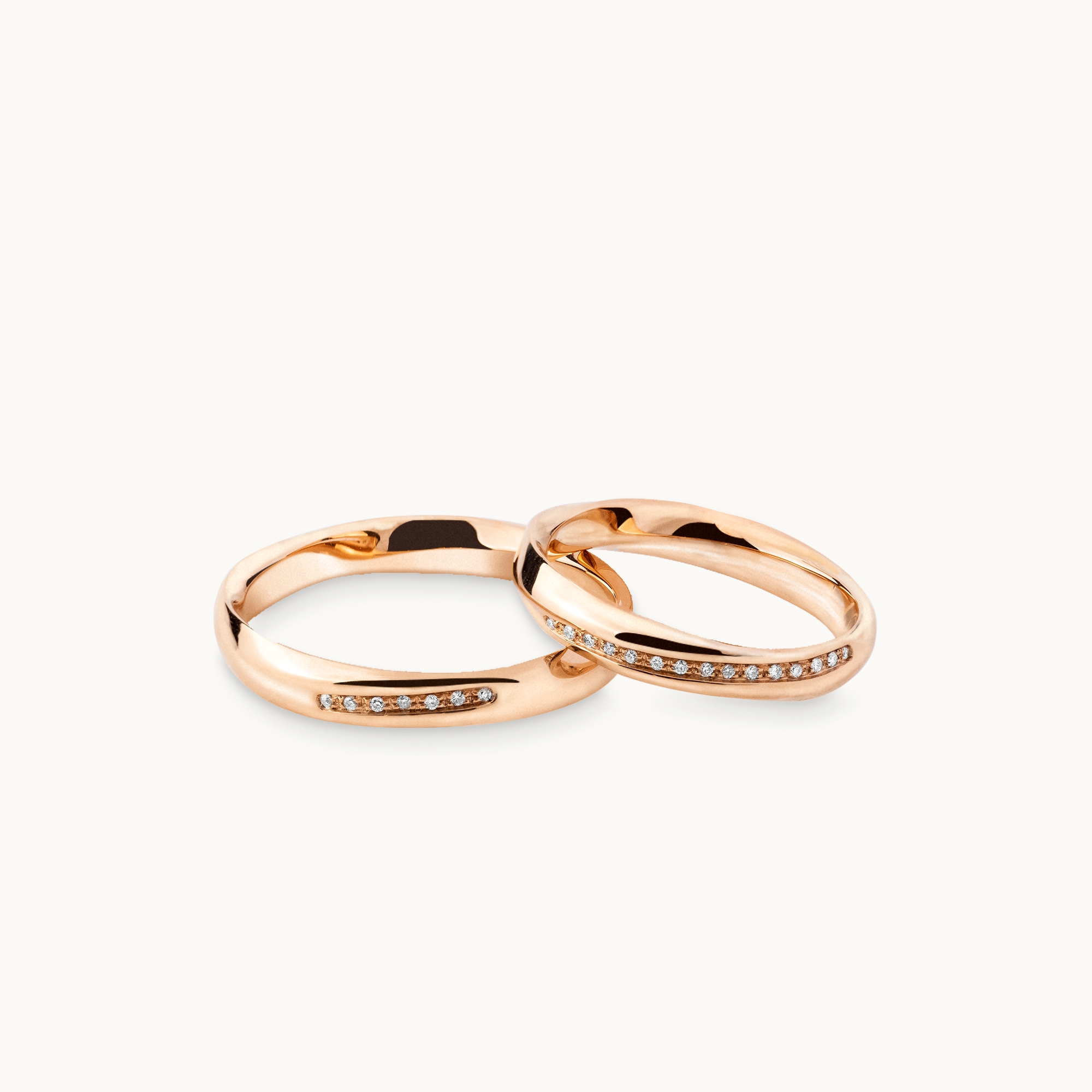 Pollelo Wedding Band Set