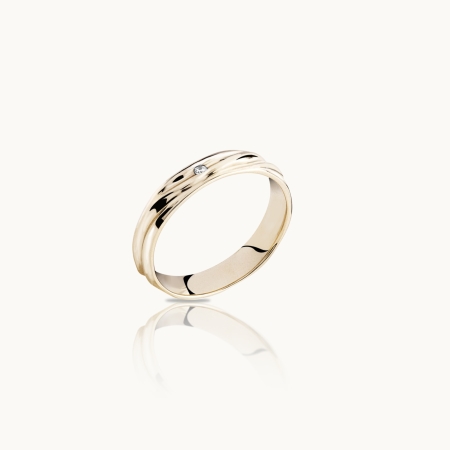Pollelo Wedding Band Set