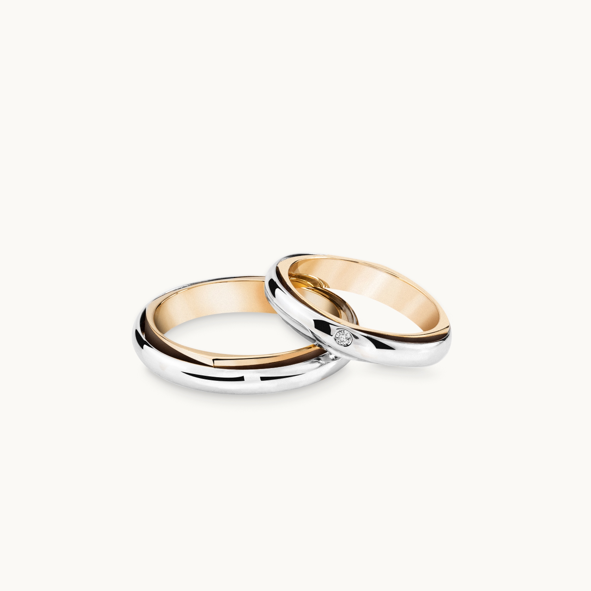 Pollelo Wedding Band Set