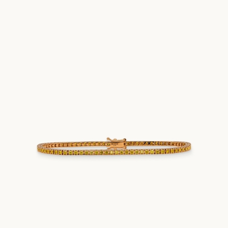 Unisex Tennis Bracelet Rexha Gold
