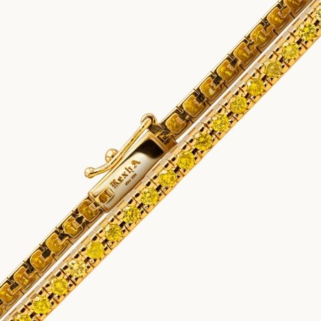 Women’s Tennis Bracelet Rexha Gold