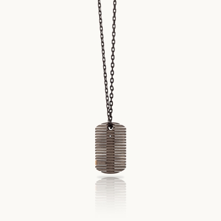 Men's Necklace Mano J Sinth Targhetta