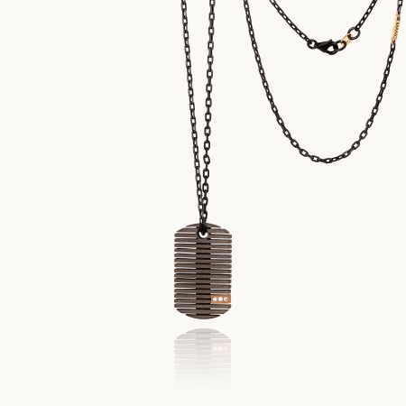 Men's Necklace Mano J Sinth Targhetta