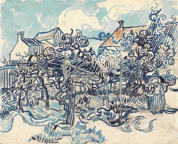 Fountain Pen Visconti Van Gogh Old Vineyard with Peasant Woman
