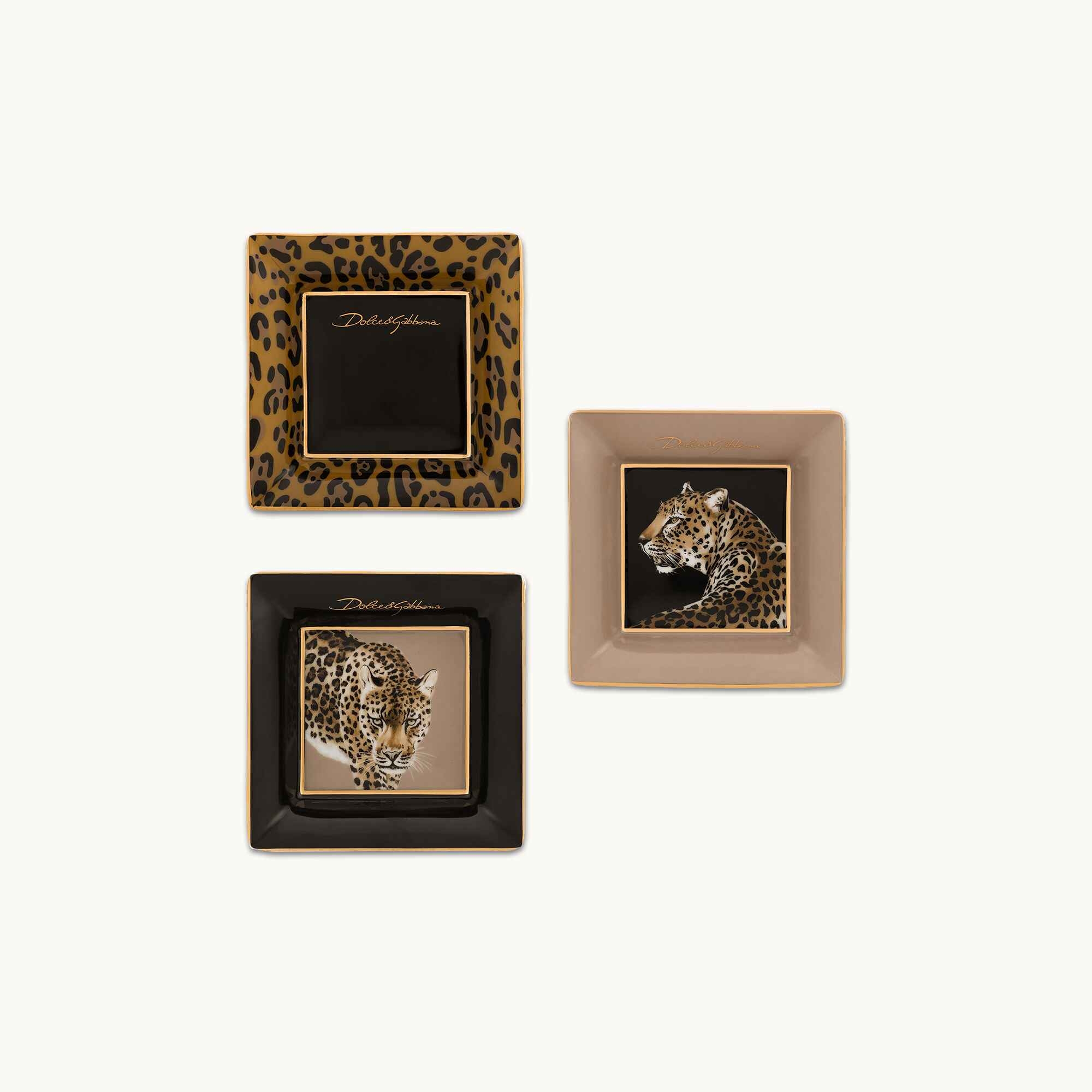 Set Mbajtësesh Dekorative Dolce&Gabbana Leopardo