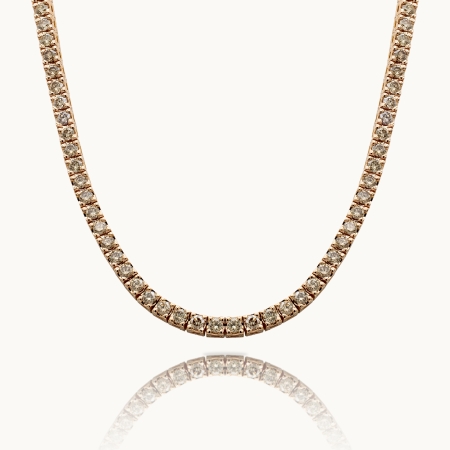 Women’s Tennis Necklace Rexha Gold
