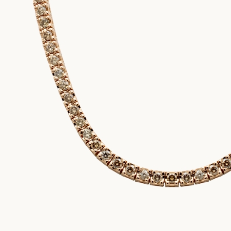 Women’s Tennis Necklace Rexha Gold
