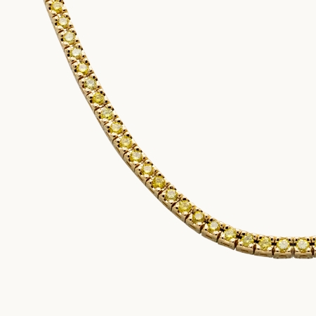 Women’s Tennis Necklace Rexha Gold