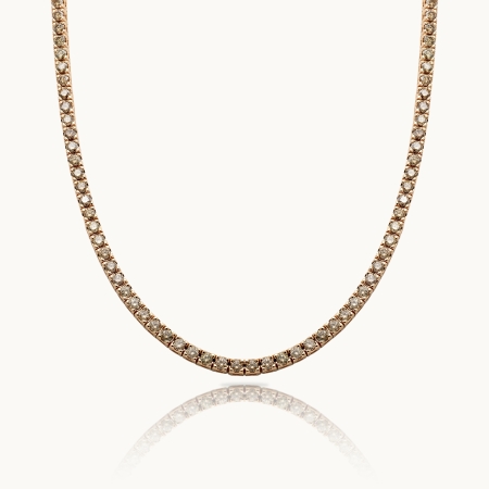 Women’s Tennis Necklace Rexha Gold