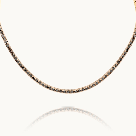 Women’s Tennis Necklace Rexha Gold
